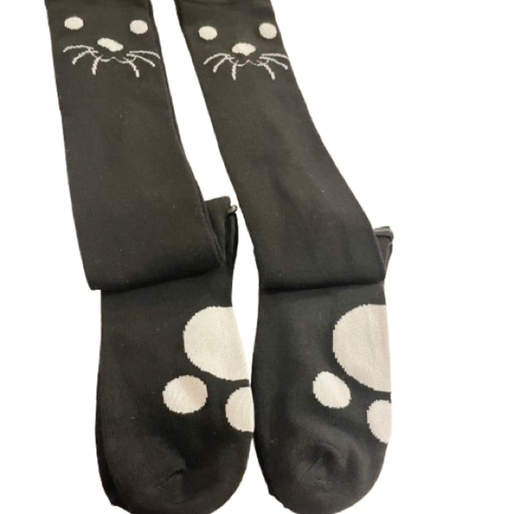 🆕- Spirit Halloween Cat Knee High Socks. - Picture 2 of 5